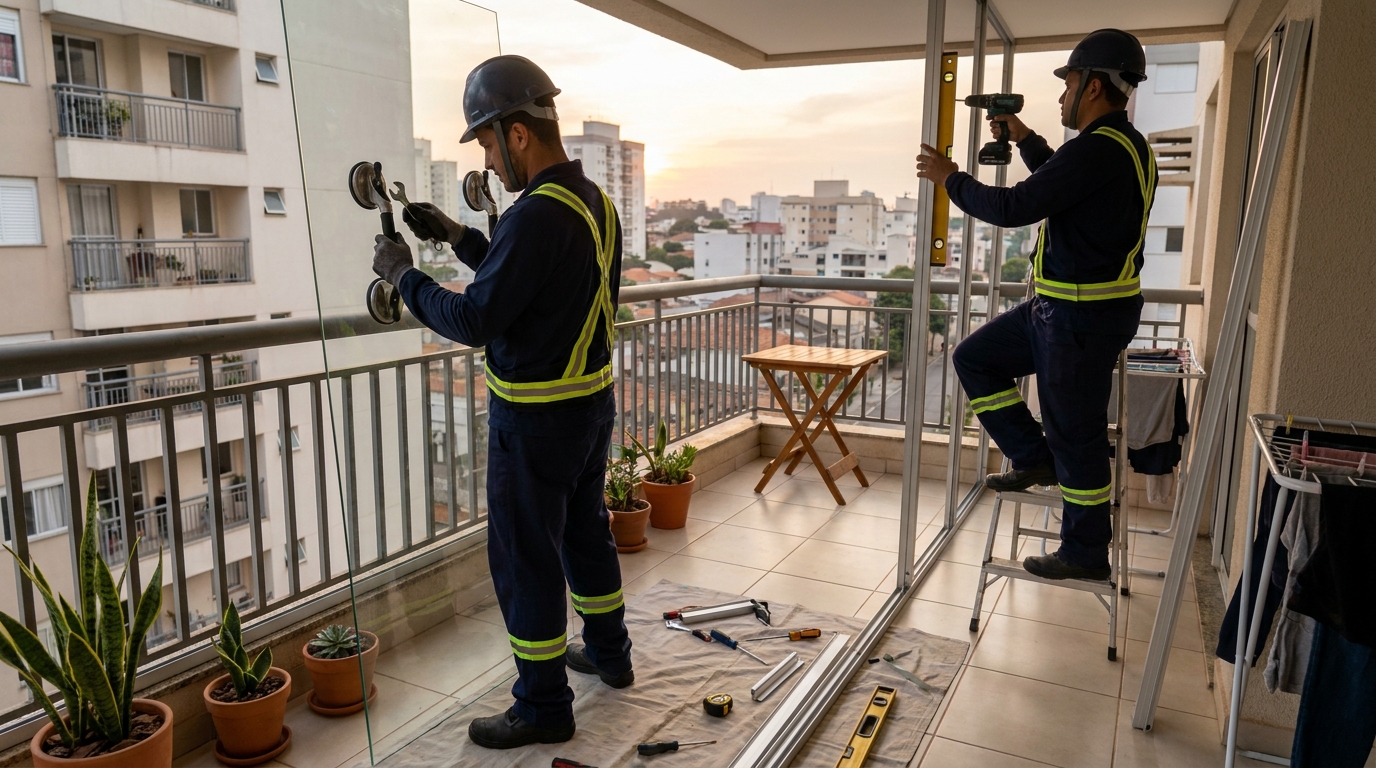 Divisórias em Vidro em Taubaté‑SP
