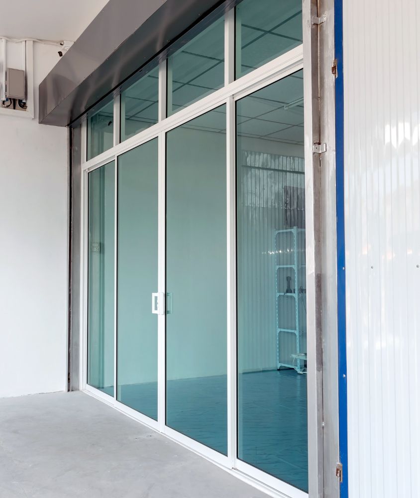 porta de vidro em Taubaté